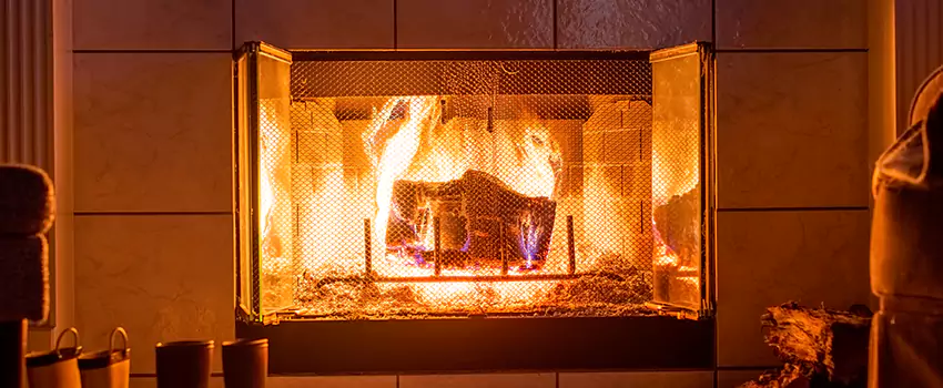 Mendota Hearth Landscape Fireplace Installation in Bay Village, Ohio