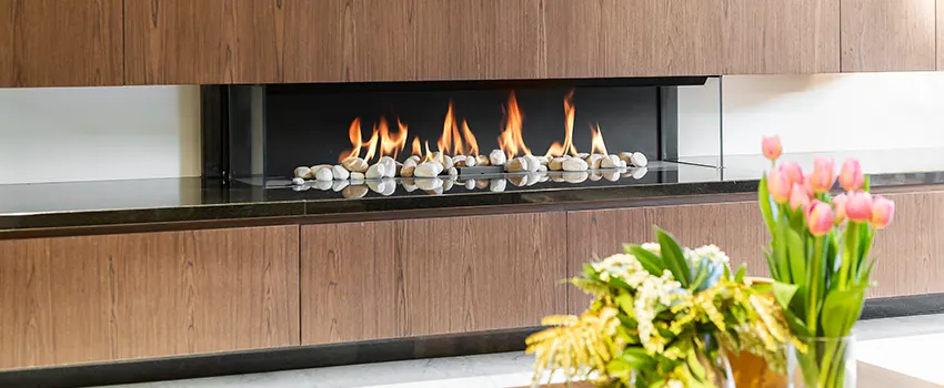 Double-height Fireplace Design Refurbishment in Bay Village, Ohio